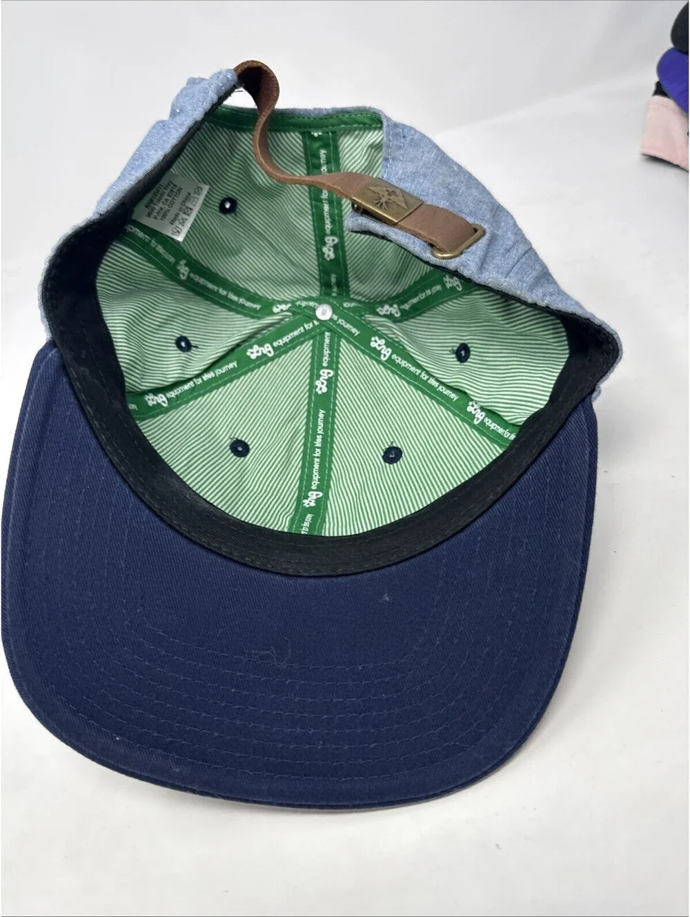 LRG True Heads Blue Giraffe Skateboarding Hat Cap OSFM